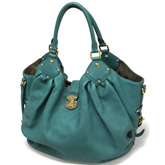 Louis Vuitton LV Mahina L Shoulder Bag Lagon Green - Picture 2 of 12